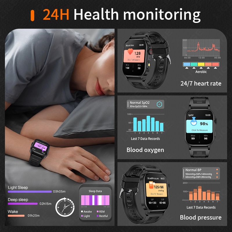 LIGE Smart Watch for Men 3ATM  - Smartwatch Latest Watches For Men recension och pris