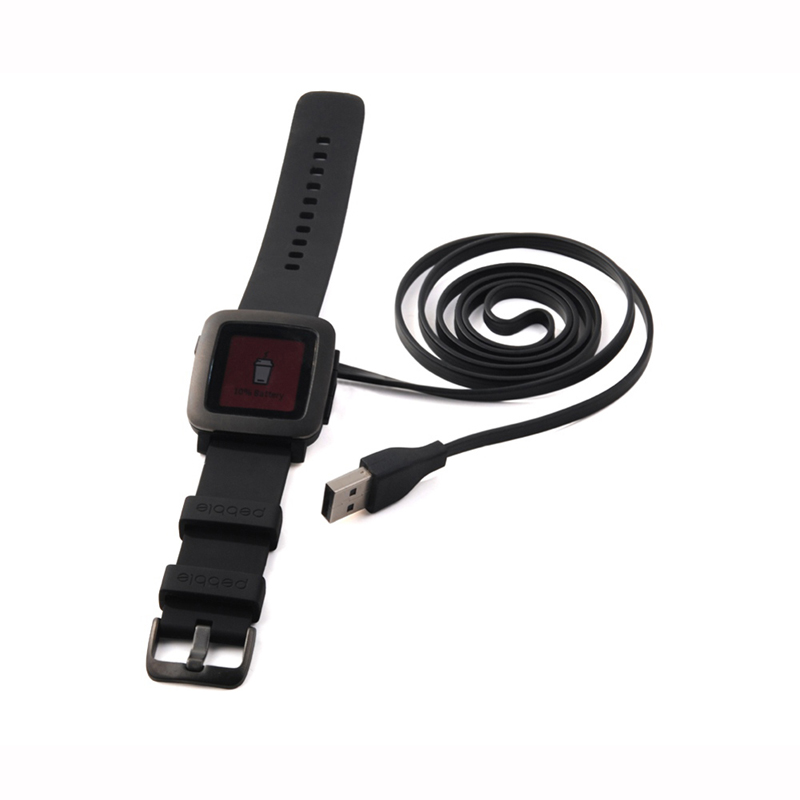 Black USB Charger Charging Cab - Smartwatch Pebble Watches recension och pris