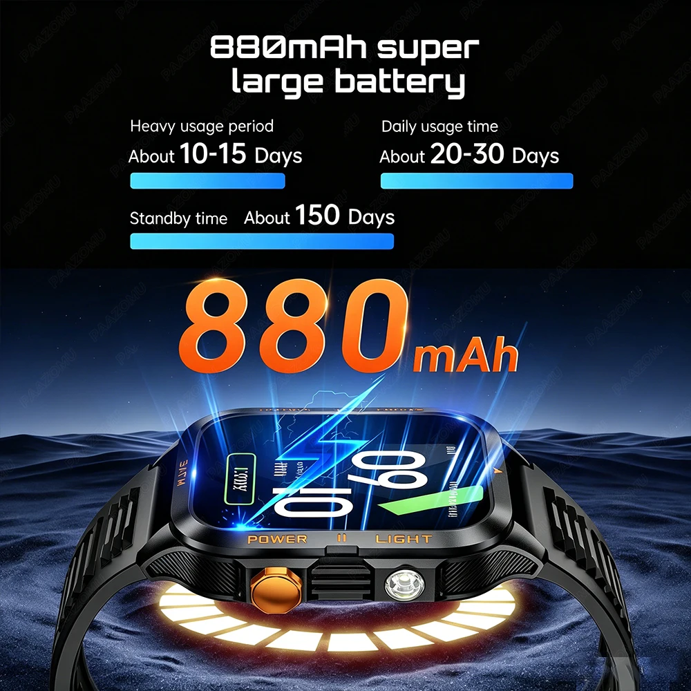 Military Grade SmartWatch Men  - Smartwatch Health Watches recension och pris