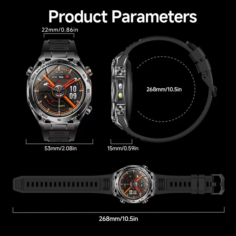 2026 Outdoor Smart Watch 1.53' - Smartwatch Purple Watches For Women recension och pris