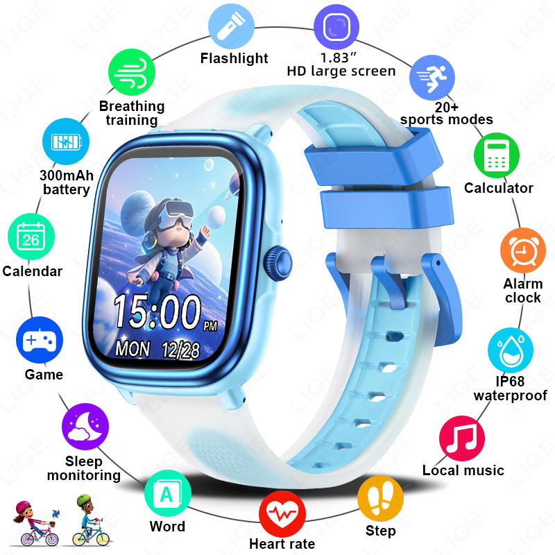 LIGE Kids Girls Boys Present S - French Connection Watches Smartwatch App recension och pris