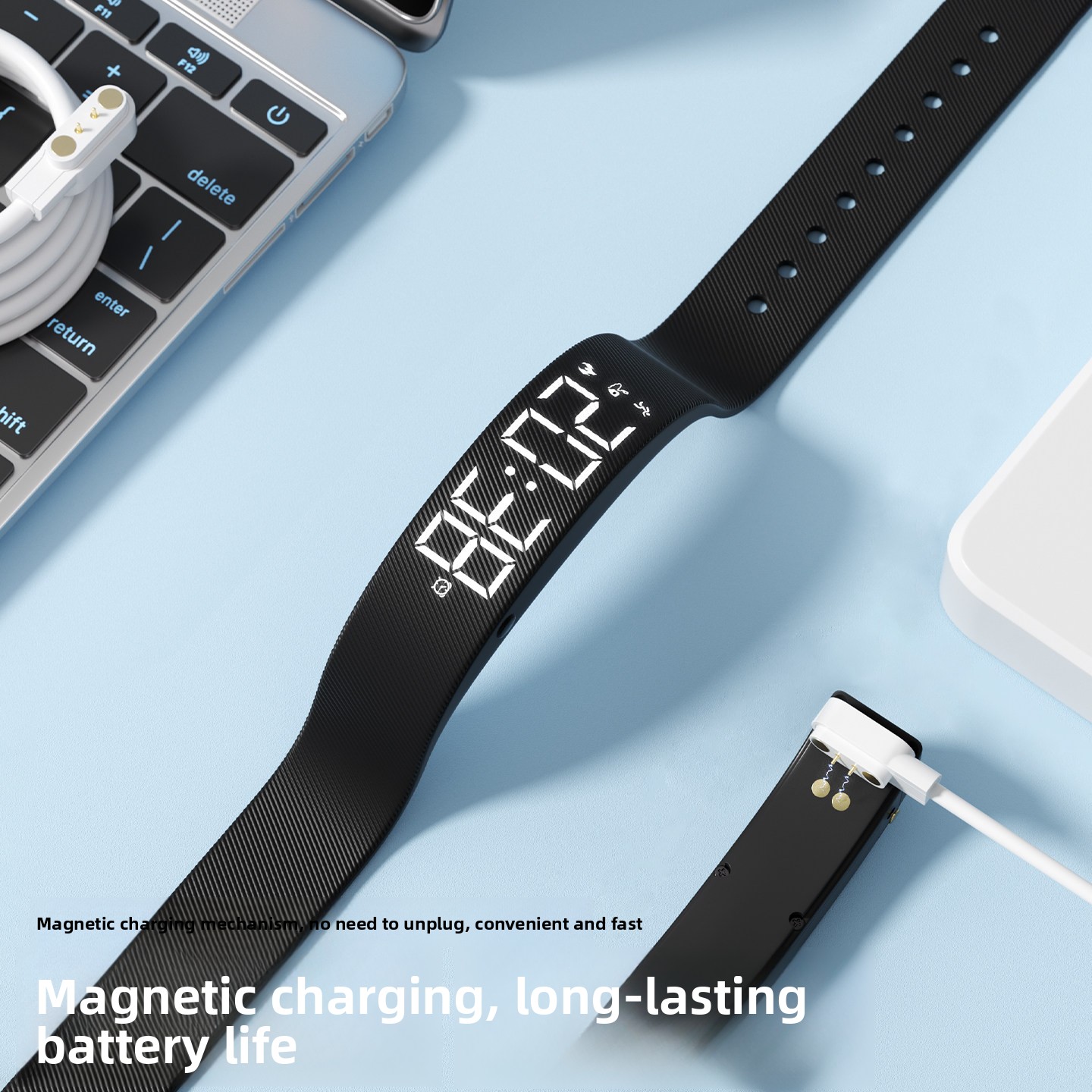 2026 New Korean Simple Watch W - Smartwatch Digital Watches For Kid Boy With Alarm recension och pris