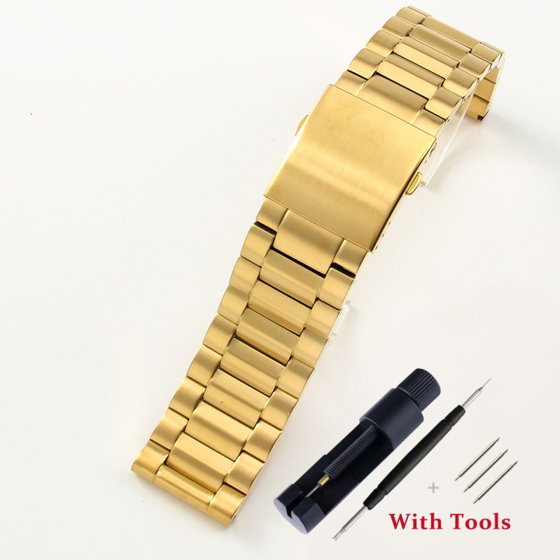 22 24 26 28mm Solid Stainless  - Watch Esim recension och pris